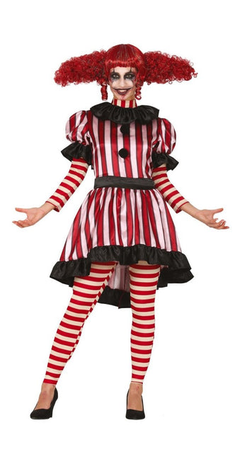 Horror Clown Halloween Kostuum Dames van Fiestas Guirca koop je bij Partywinkel