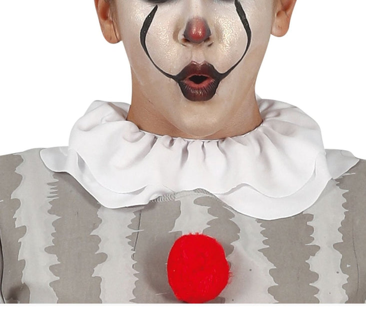 Horror Clown Halloween Kostuum Dames Grijs van Fiestas Guirca koop je bij Partywinkel