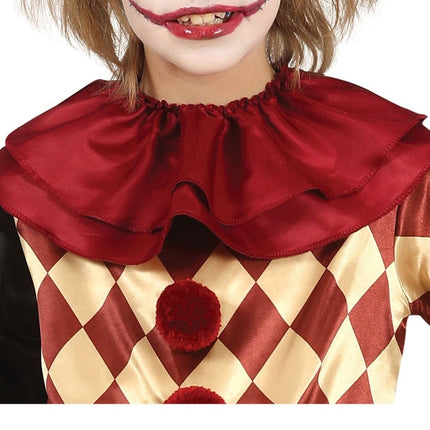 Horror Clown Halloween Kostuum Kind Rood van Fiestas Guirca koop je bij Partywinkel