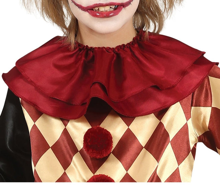 Horror Clown Halloween Kostuum Kind Rood van Fiestas Guirca koop je bij Partywinkel