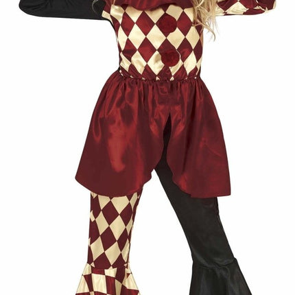 Horror Clown Halloween Kostuum Meisje Rood van Fiestas Guirca koop je bij Partywinkel