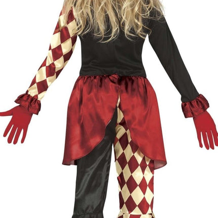 Horror Clown Halloween Kostuum Meisje Rood van Fiestas Guirca koop je bij Partywinkel