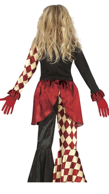 Horror Clown Halloween Kostuum Meisje Rood van Fiestas Guirca koop je bij Partywinkel