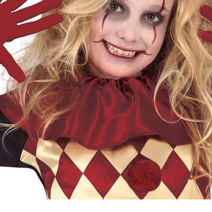 Horror Clown Halloween Kostuum Meisje Rood van Fiestas Guirca koop je bij Partywinkel