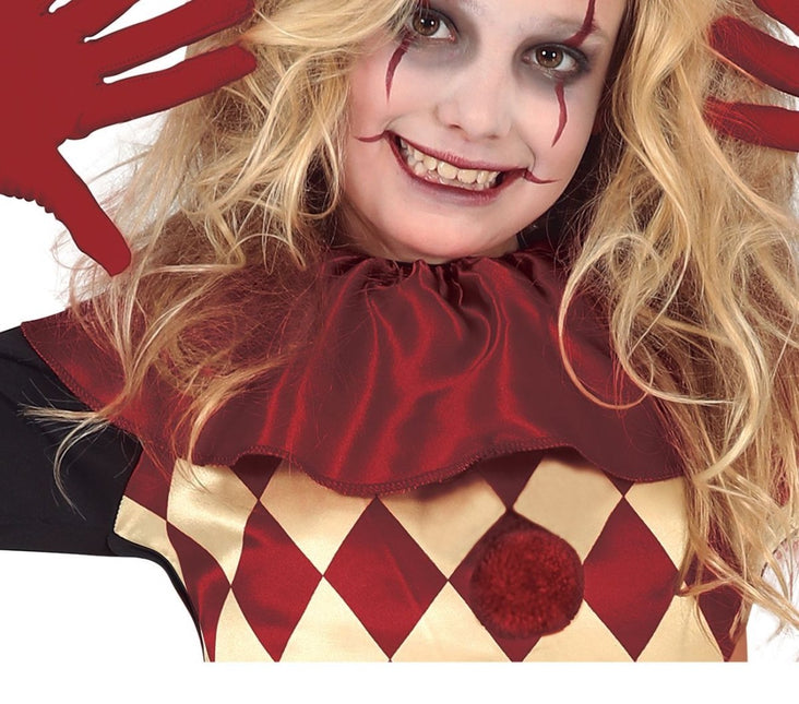 Horror Clown Halloween Kostuum Meisje Rood van Fiestas Guirca koop je bij Partywinkel