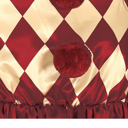 Horror Clown Halloween Kostuum Meisje Rood van Fiestas Guirca koop je bij Partywinkel