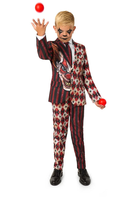 Horrorclown Kostuum Jongens 3-delig van OppoSuits koop je bij Partywinkel