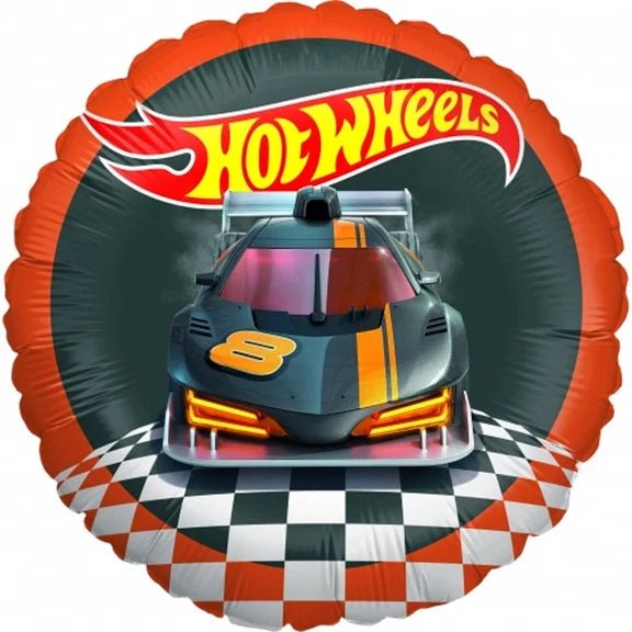 Hot Wheels Helium Ballon Rood Leeg 45cm van VDV Benefit koop je bij Partywinkel