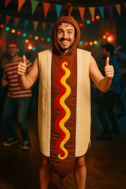 Hotdog - One Size van Partychimp koop je bij Partywinkel