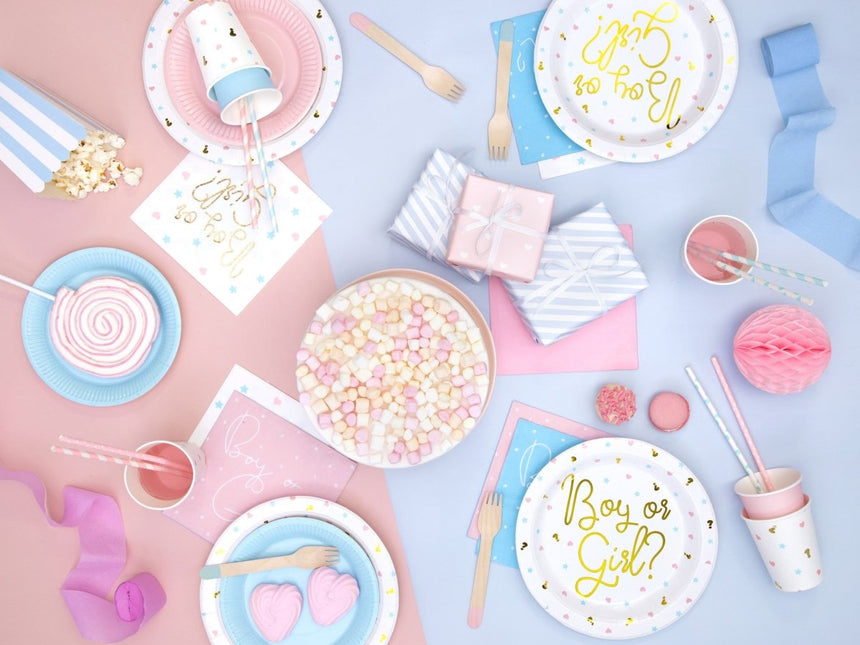 Houten Bestek Lichtroze 16cm 18 delig van Partydeco koop je bij Partywinkel