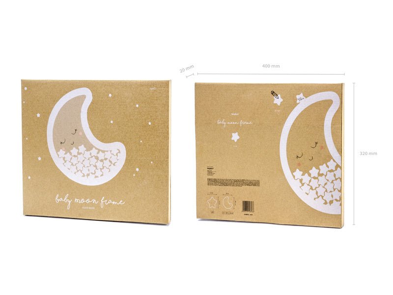Houten Gastenboek Maan 38,5cm van Partydeco koop je bij Partywinkel