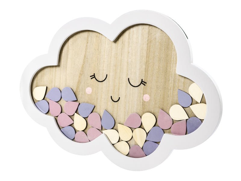 Houten Gastenboek Wolk 43cm van Partydeco koop je bij Partywinkel