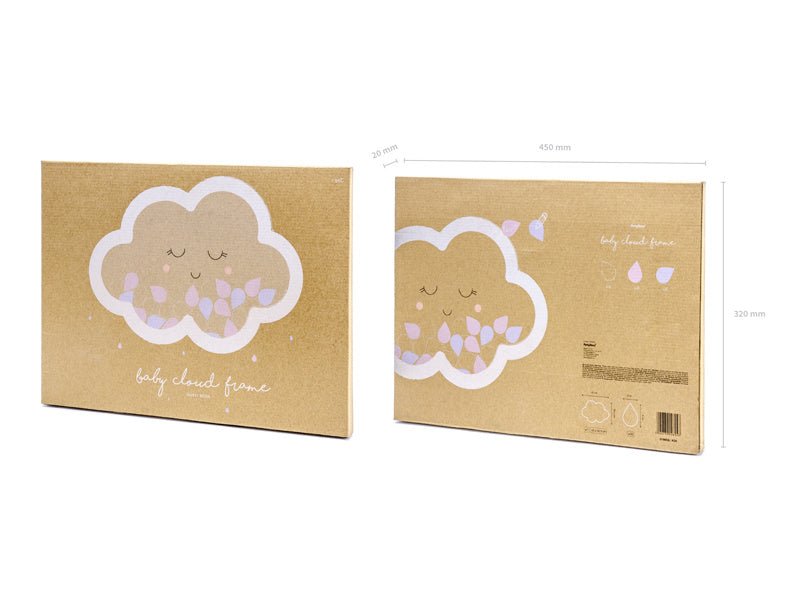 Houten Gastenboek Wolk 43cm van Partydeco koop je bij Partywinkel