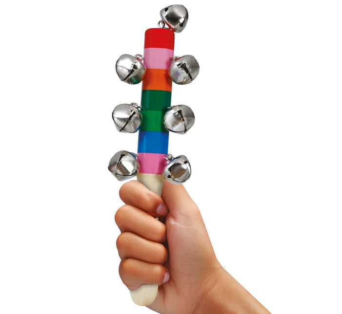 Houten Jingle Bell Ratel 20cm van Fiestas Guirca koop je bij Partywinkel