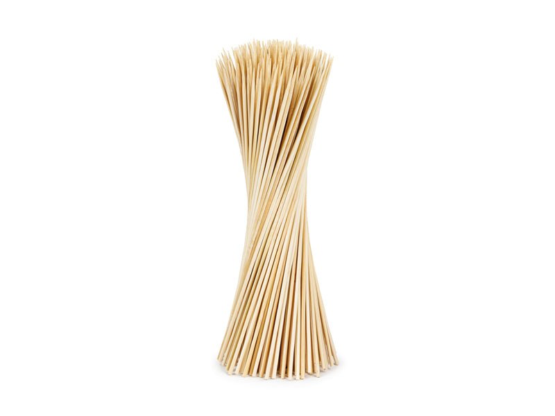 Houten spiesen, 25 cm van Partydeco koop je bij Partywinkel