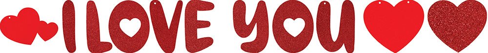 I love you slinger 300 cm van Fiestas Guirca koop je bij Partywinkel