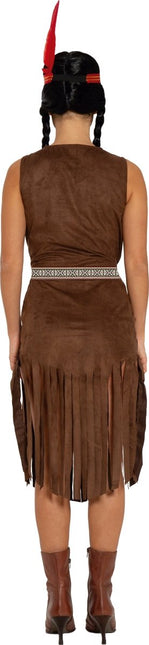 Indiaanse Jurk Beige Dames van Fiestas Guirca koop je bij Partywinkel