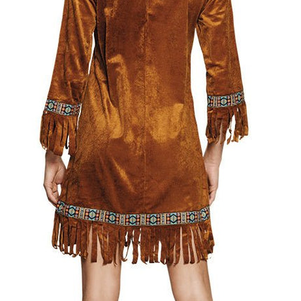 Indianen Jurk Bruin M van Boland koop je bij Partywinkel