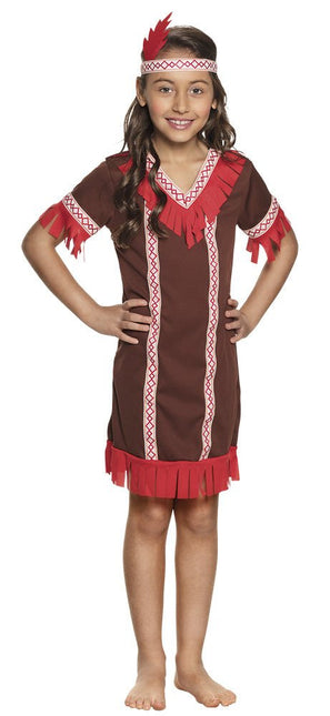 Indianen Jurk Kind Rood van Boland koop je bij Partywinkel