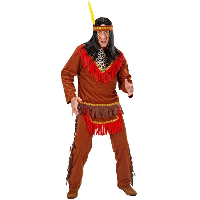 Indianen Kostuum Heren 3 delig van Widmann koop je bij Partywinkel