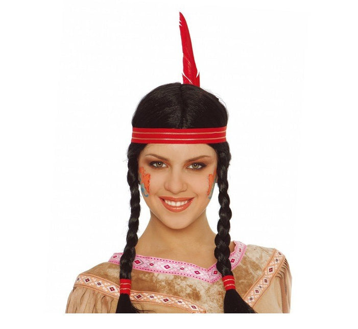 Indianen Pruik Dames van Fiestas Guirca koop je bij Partywinkel
