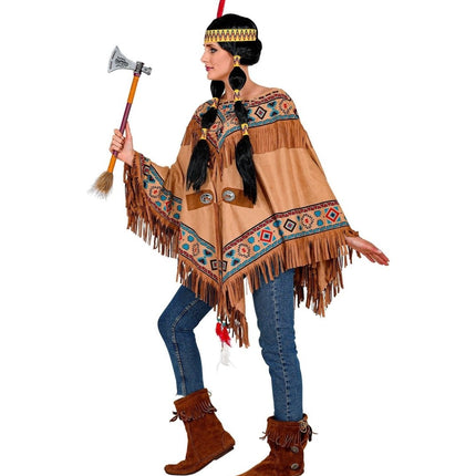 Indianen Shirt Dames van Widmann koop je bij Partywinkel