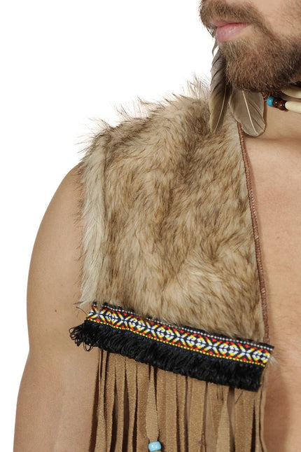 Indianen Vest Hippie van Wilbers & Wilbers koop je bij Partywinkel