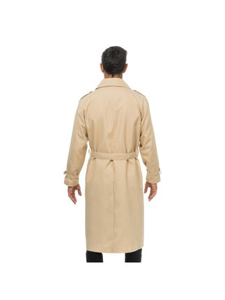 Men's Beige Detective Trench Coat