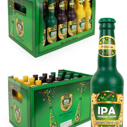 Ipa Bierfles Confetti Shooter van PartyXplosion koop je bij Partywinkel