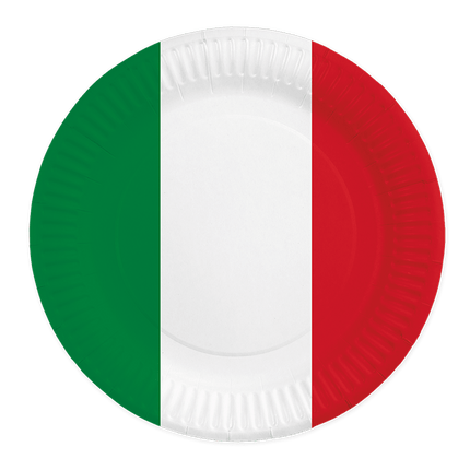 Italie Borden 23cm 8st van WeFiesta koop je bij Partywinkel