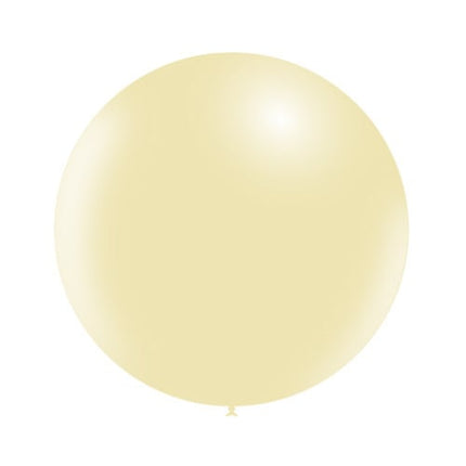 Ivoorkleur Reuze Ballon 60cm van Balloonia koop je bij Partywinkel