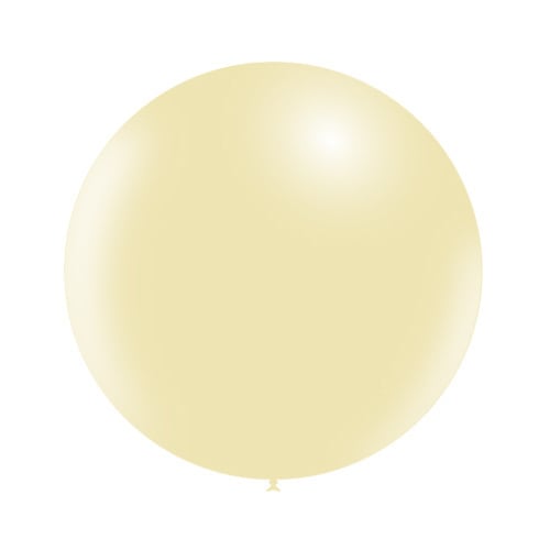Ivoorkleur Reuze Ballon 60cm van Balloonia koop je bij Partywinkel