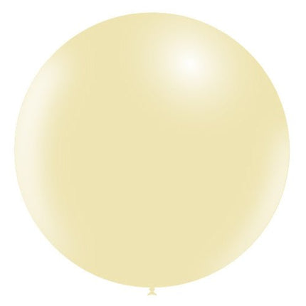 Ivoorkleur Reuze Ballon XL 91cm van Balloonia koop je bij Partywinkel