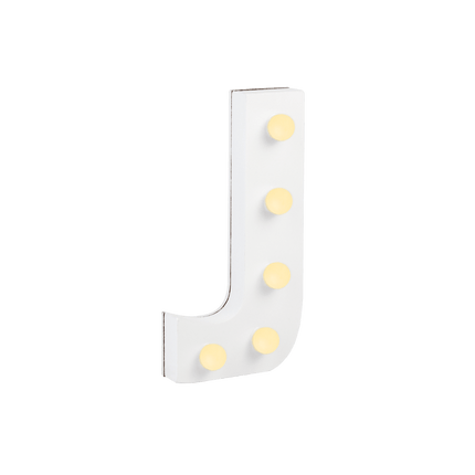 J Licht Letter 16,5cm van Paper Dreams koop je bij Partywinkel
