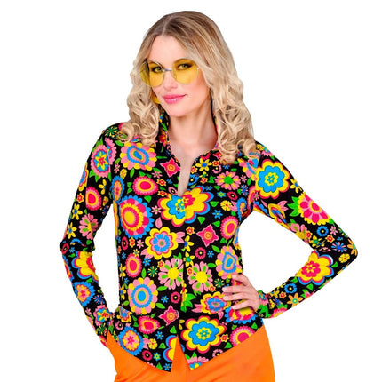 Jaren 60 Shirt Hippie Dames van Widmann koop je bij Partywinkel