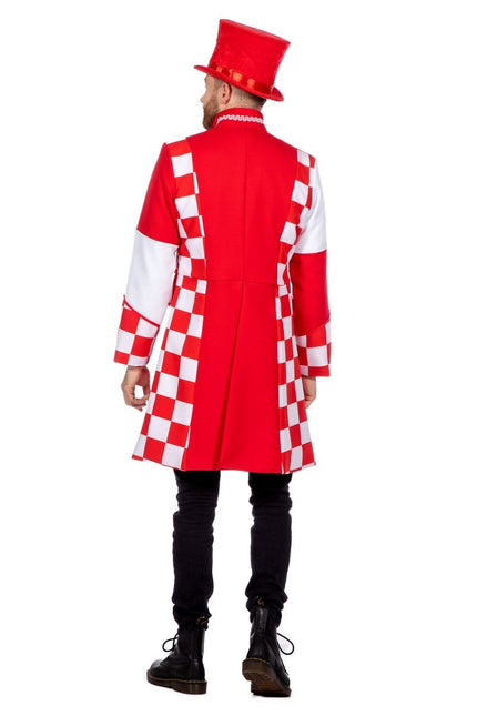Brabant Jas Rood Wit Heren van Wilbers & Wilbers koop je bij Partywinkel