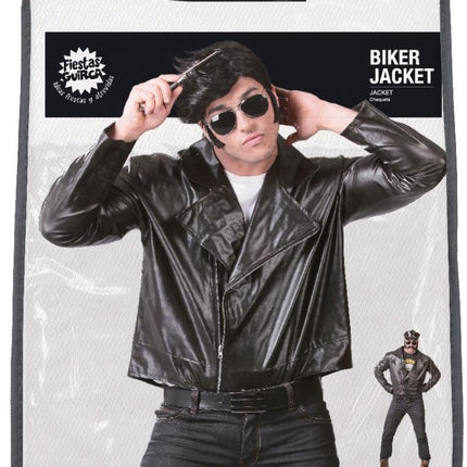 Jas Heren Biker van Fiestas Guirca koop je bij Partywinkel