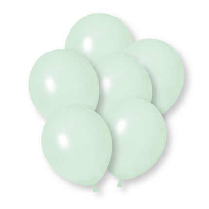 Pastel Green Balloons, 30 cm, 50-pack