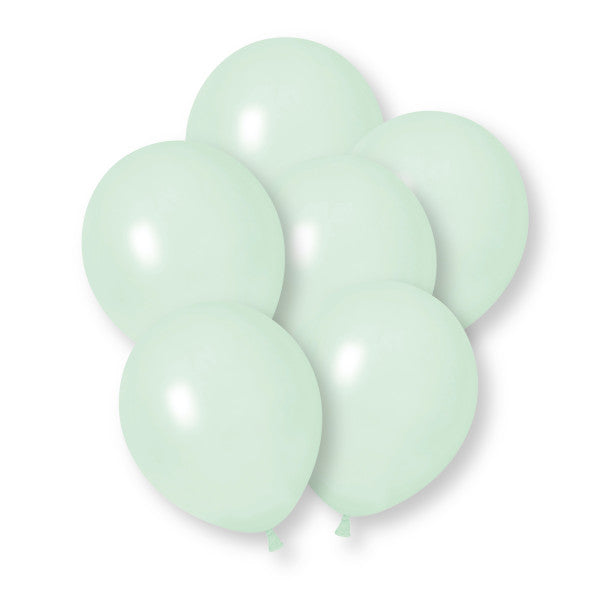 Pastel Green Balloons, 30 cm, 50-pack