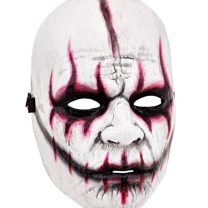 Joker Masker Wit Evil van Widmann koop je bij Partywinkel