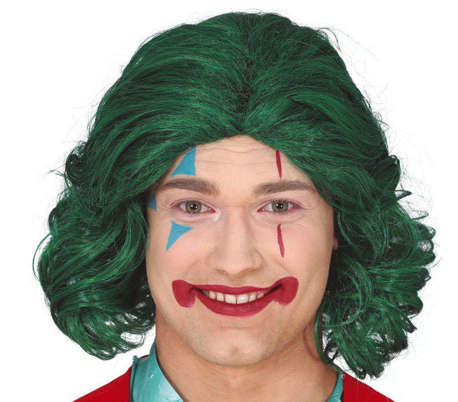 Joker Pruik Groen van Fiestas Guirca koop je bij Partywinkel