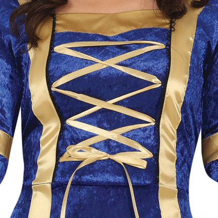 Jonkvrouw Kostuum Blauw Dames van Fiestas Guirca koop je bij Partywinkel