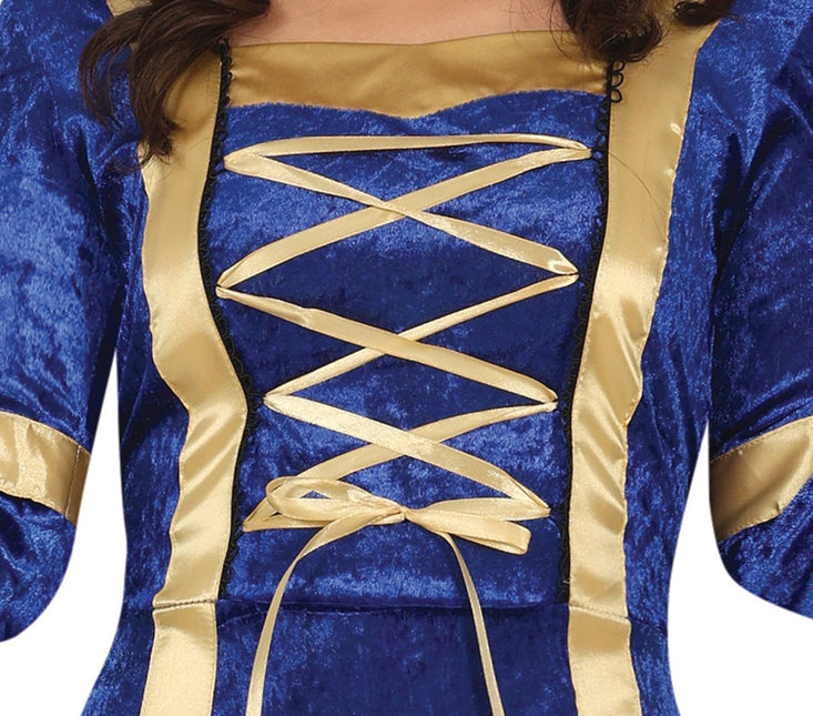 Jonkvrouw Kostuum Blauw Dames van Fiestas Guirca koop je bij Partywinkel