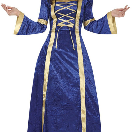 Jonkvrouw Kostuum Blauw Dames van Fiestas Guirca koop je bij Partywinkel