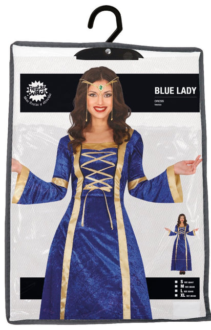 Jonkvrouw Kostuum Blauw Dames van Fiestas Guirca koop je bij Partywinkel