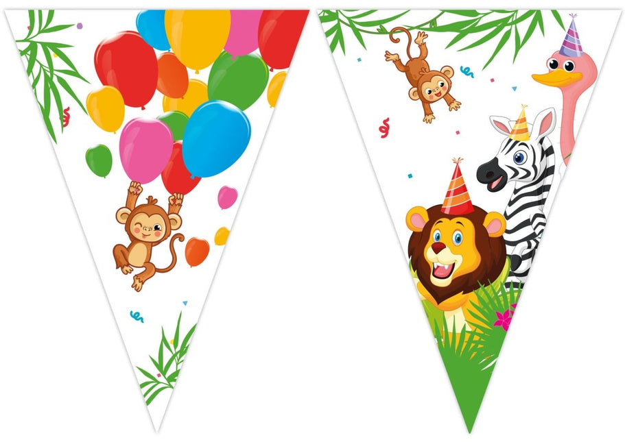 Jungle Dieren Vlaggenlijn van Procos koop je bij Partywinkel