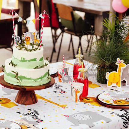 Jungle Tafeldecoratie 18cm 4st van Boland koop je bij Partywinkel