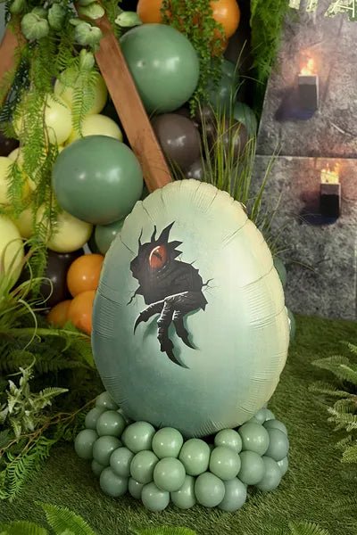 Jurassic World folieballon Dinosaurus - ei, 48x64 cm, mix van Partydeco koop je bij Partywinkel