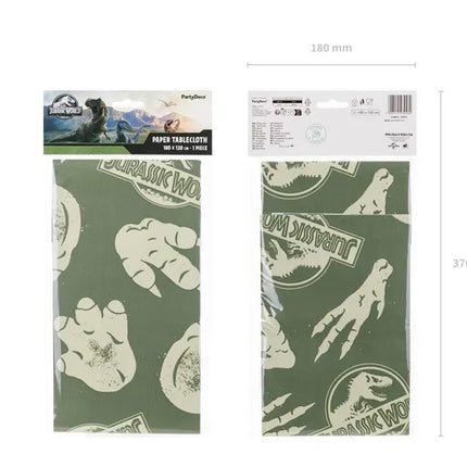 Jurassic World papieren tafelkleed, 180x120 cm van Partydeco koop je bij Partywinkel