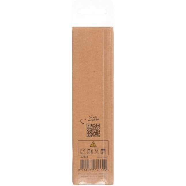Kaars Cijfer 1 Rose Goud Metallic 15cm van Folat koop je bij Partywinkel